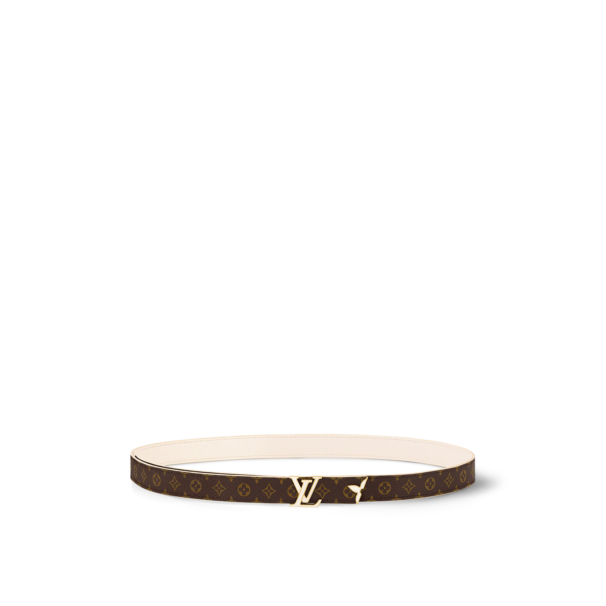 Pretty LV Enamel 20mm Reversible Belt - 3