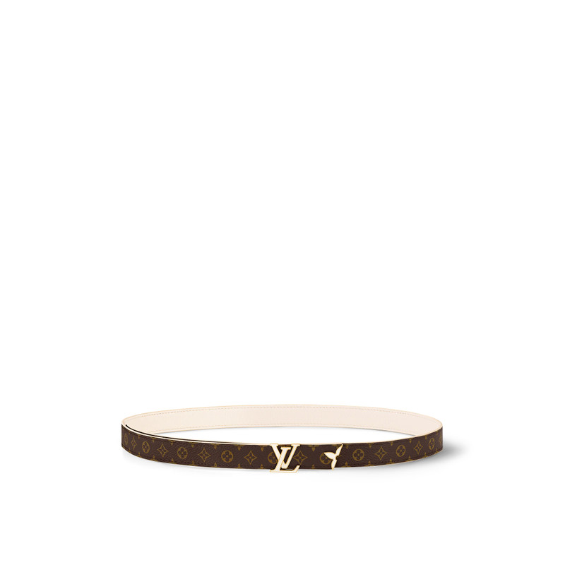 Pretty LV Enamel 20mm Reversible Belt 3