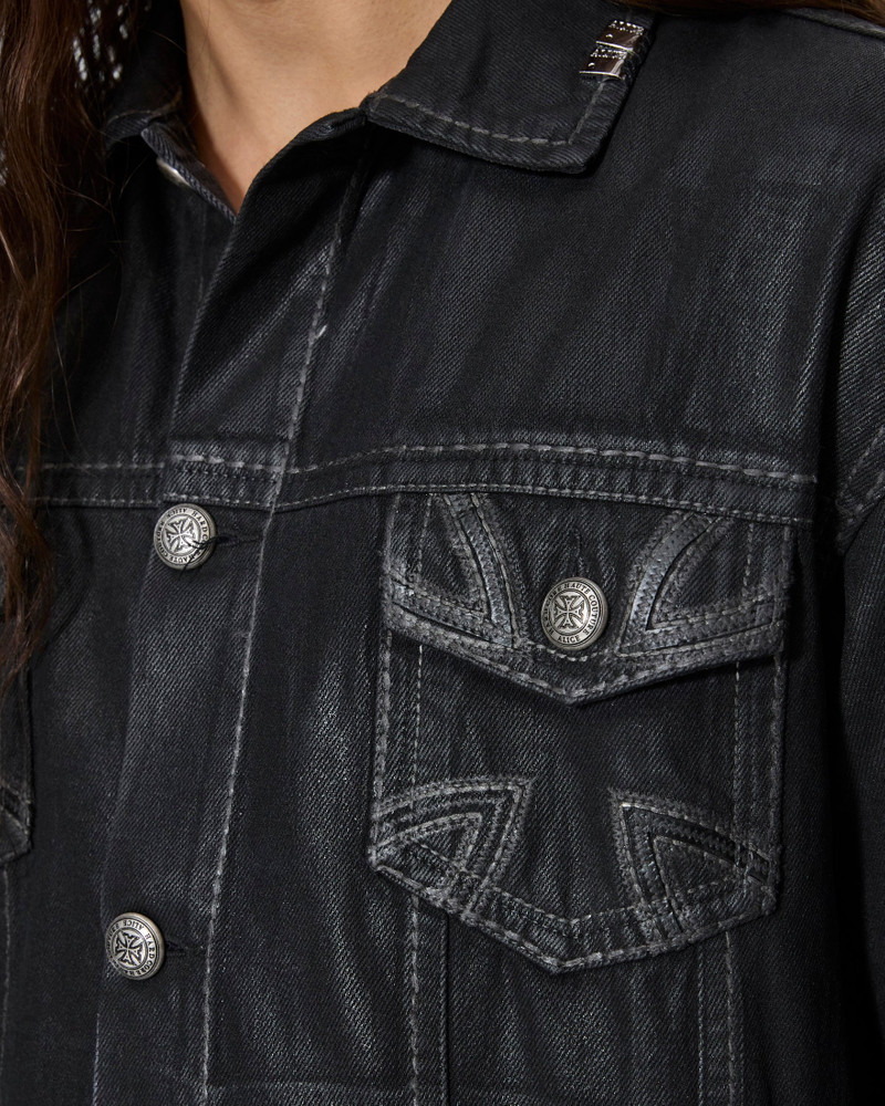 KSUBI X ALICE HOLLYWOOD OH G JACKET BLACK WAX 3