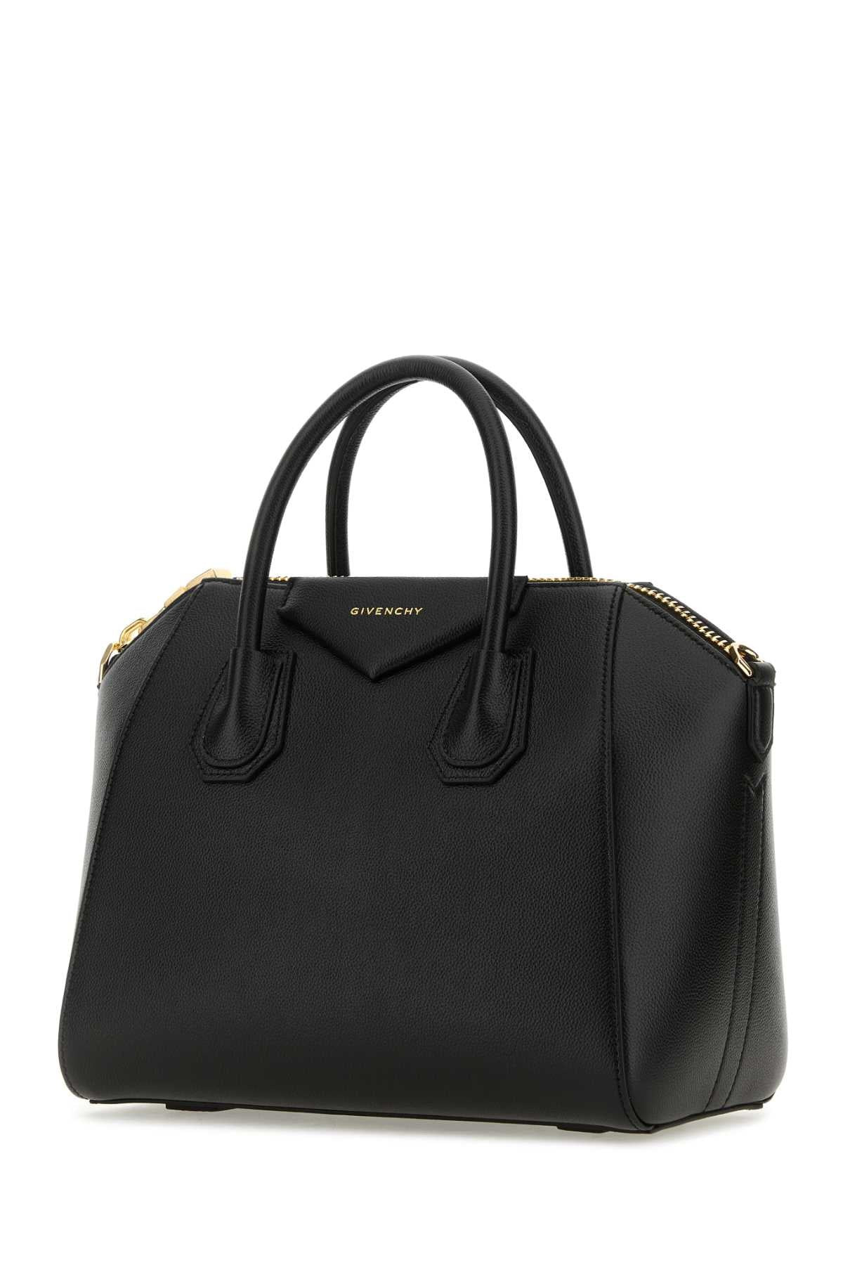 Givenchy Women Black Leather Small Antigona Handbag - 2