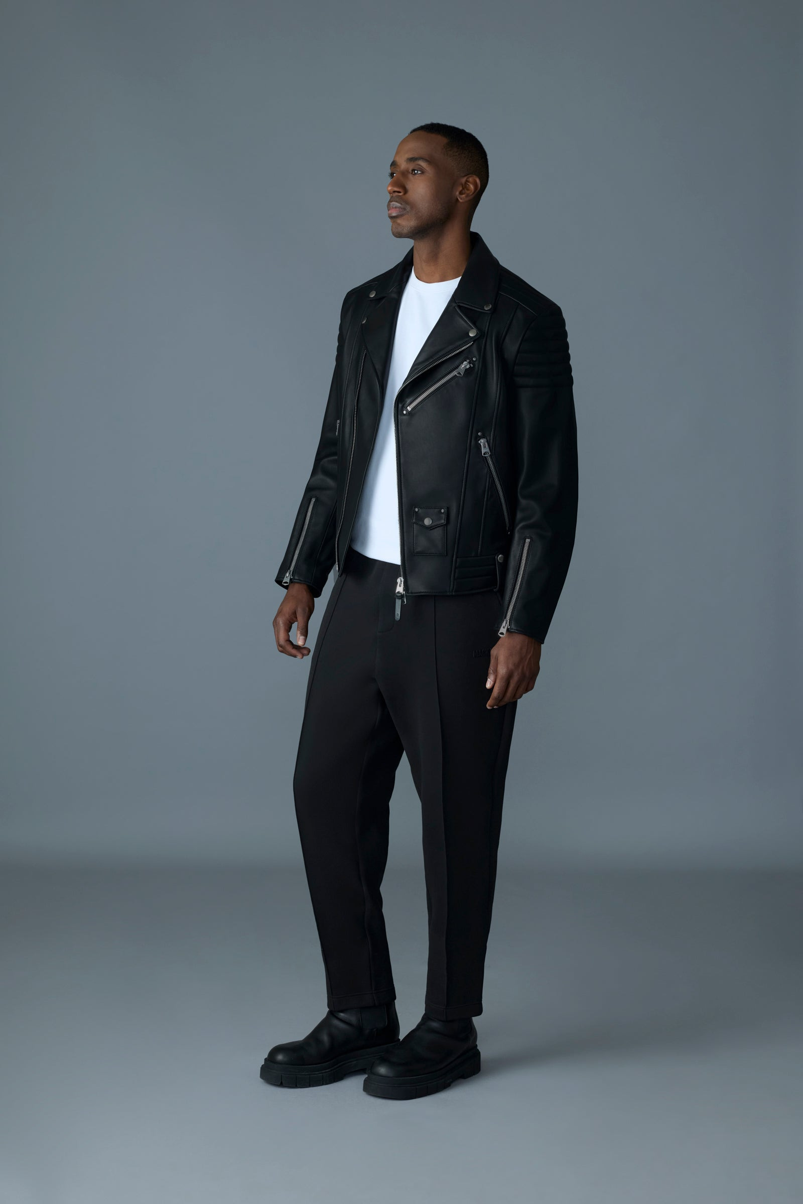 Kenneth Leather Perfecto Biker Jacket - 3