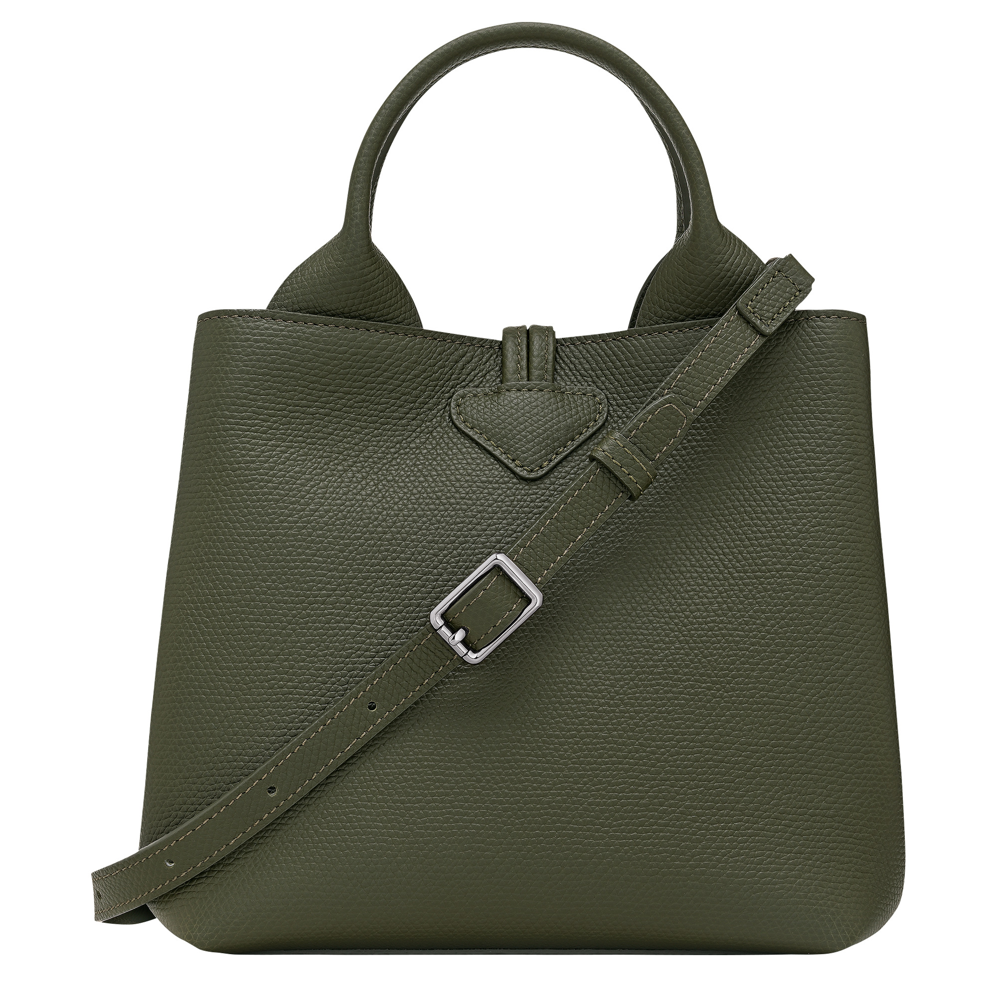Le Roseau S Handbag Fir - Leather - 4