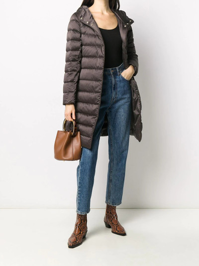 Herno tied waist padded coat outlook