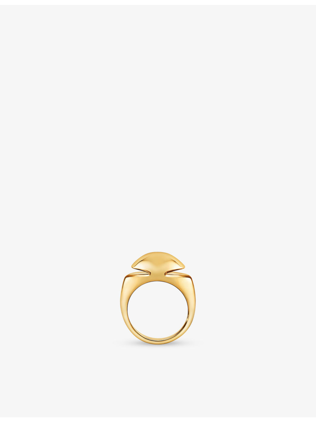 Cabochon 18ct yellow-gold ring - 2