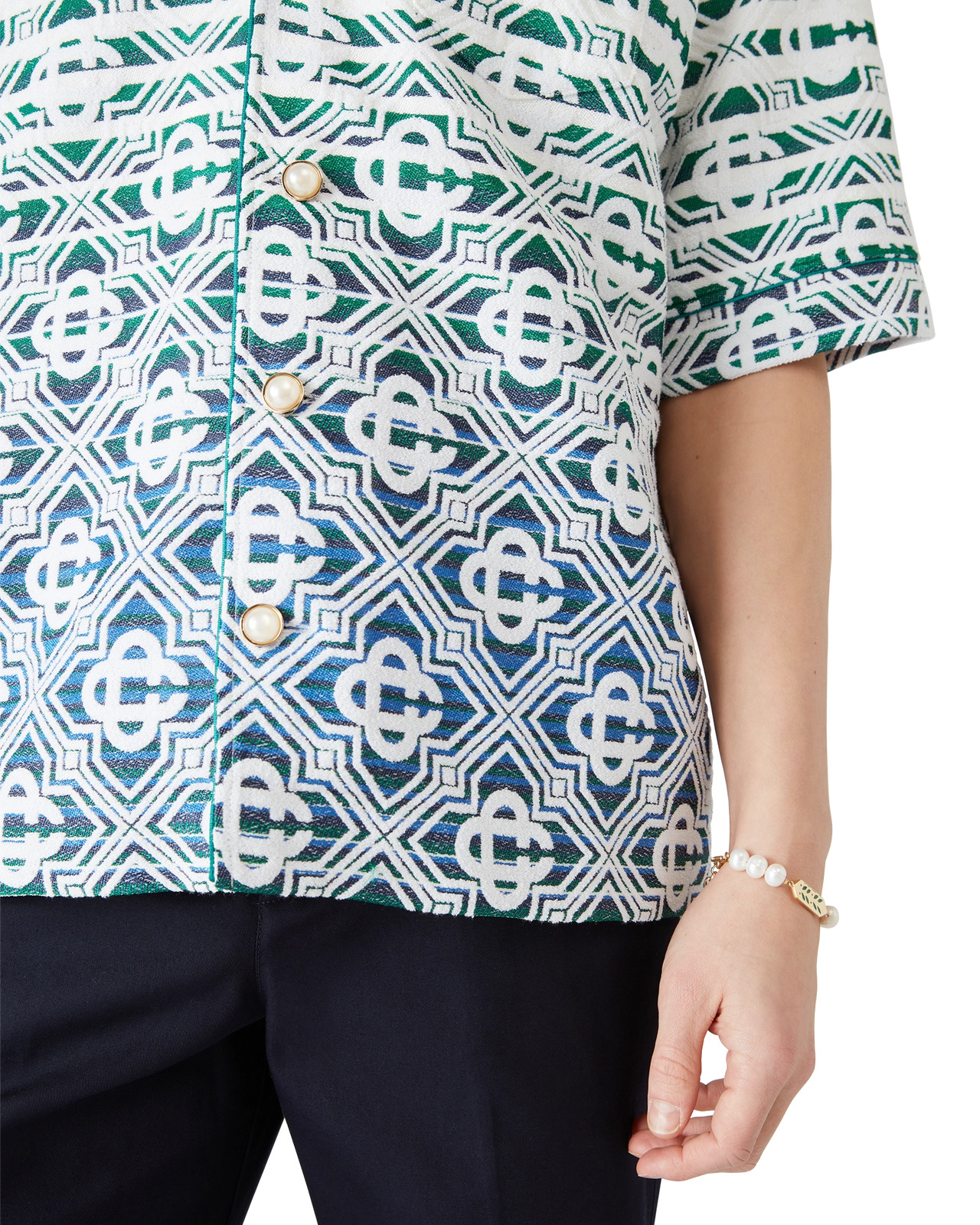 Monogram Gradient Towelling Shirt | Casablanca Paris - 5