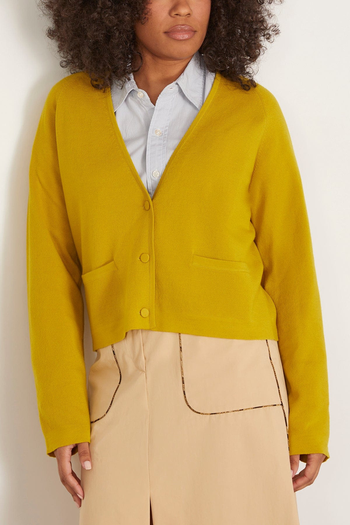 Toos Cardigan in Mustard - 5