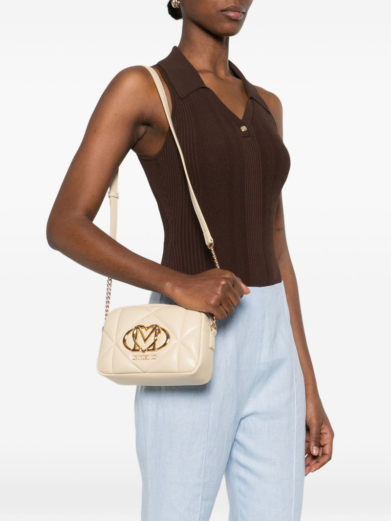 Moschino quilted logo crossbody bag outlook