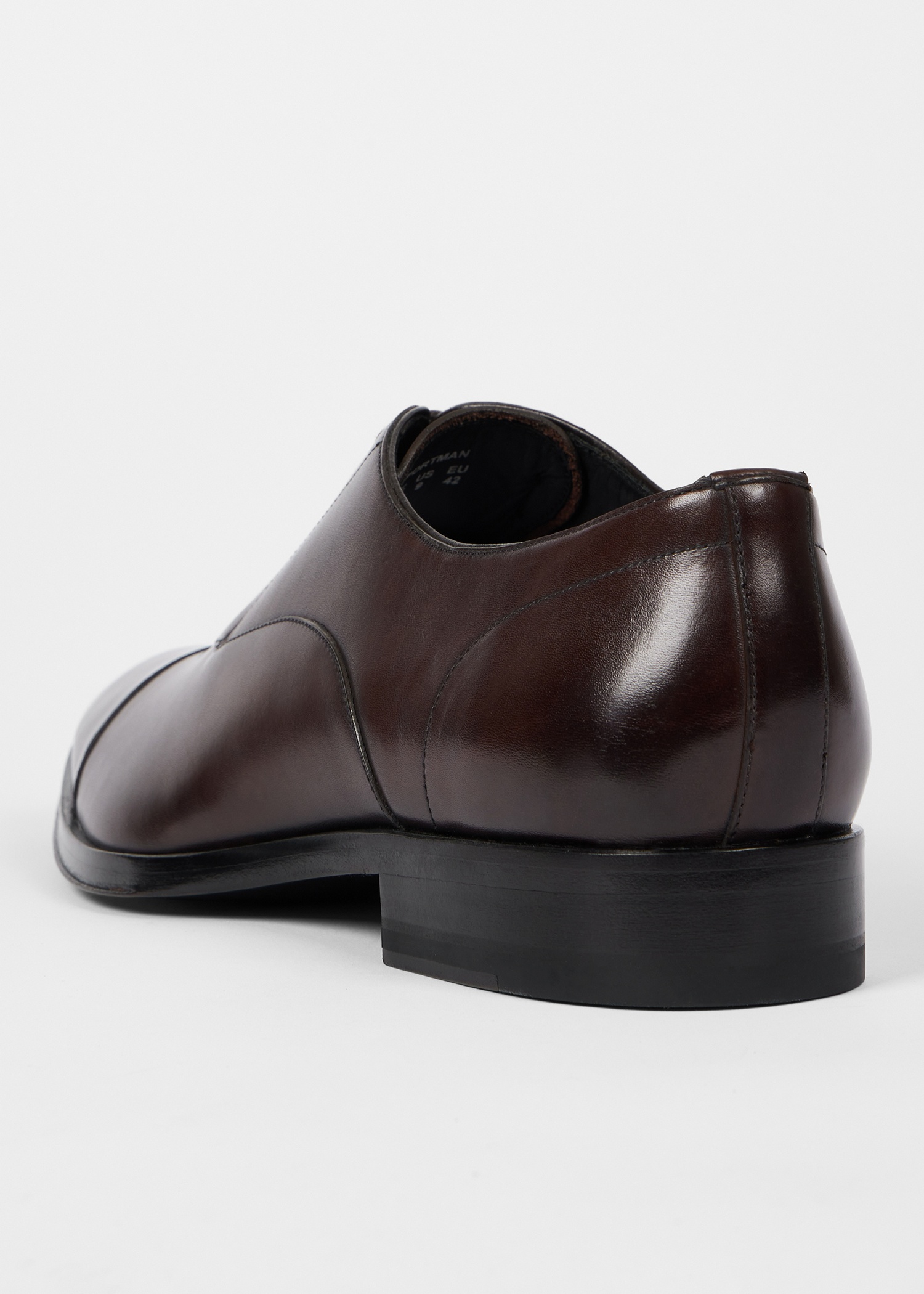 Leather Dark Brown 'Portman' Shoes - 5