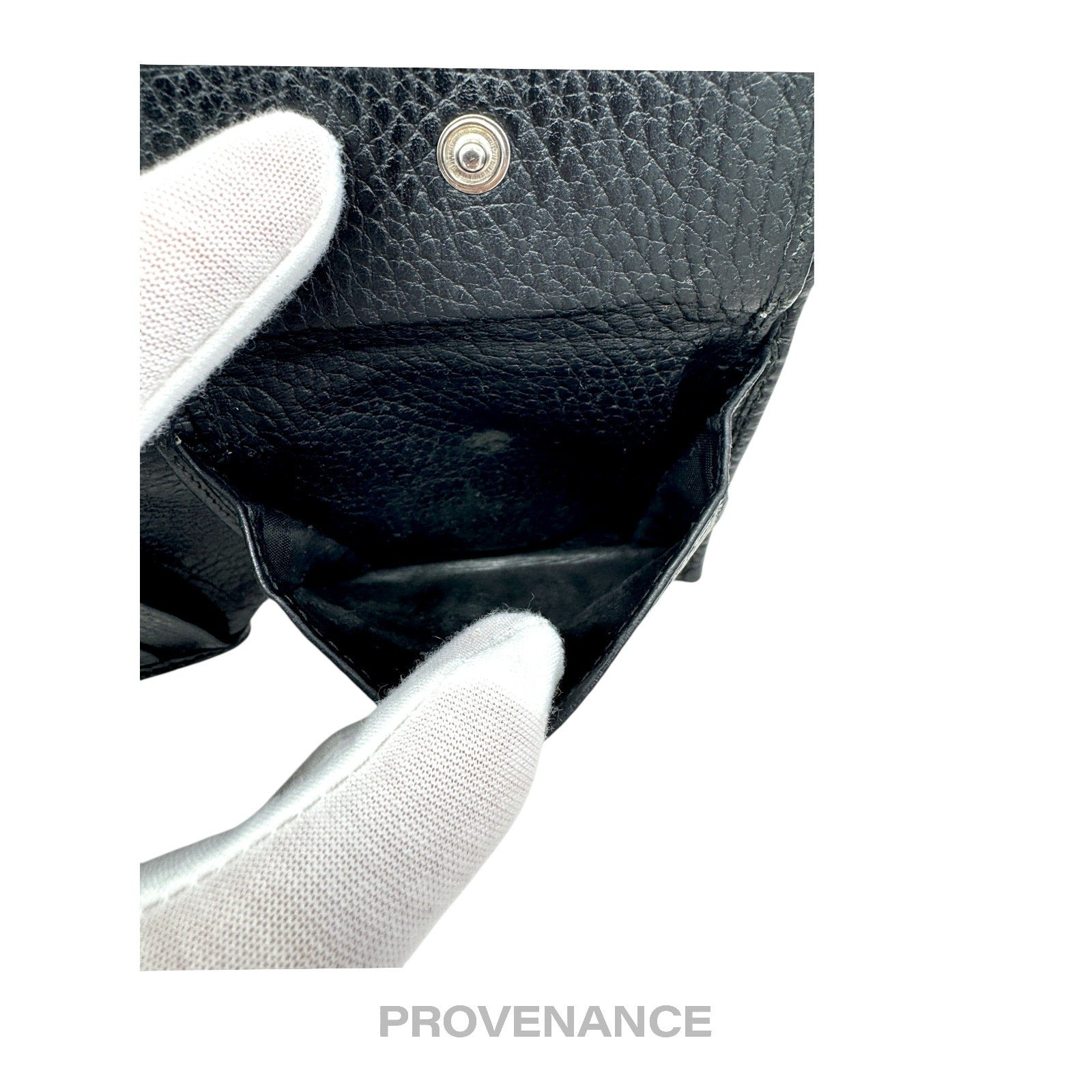 Gucci Web Bifold Wallet - GG Canvas Black Leather - 7