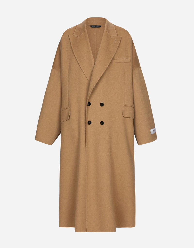 Double-breasted double cashmere coat 1