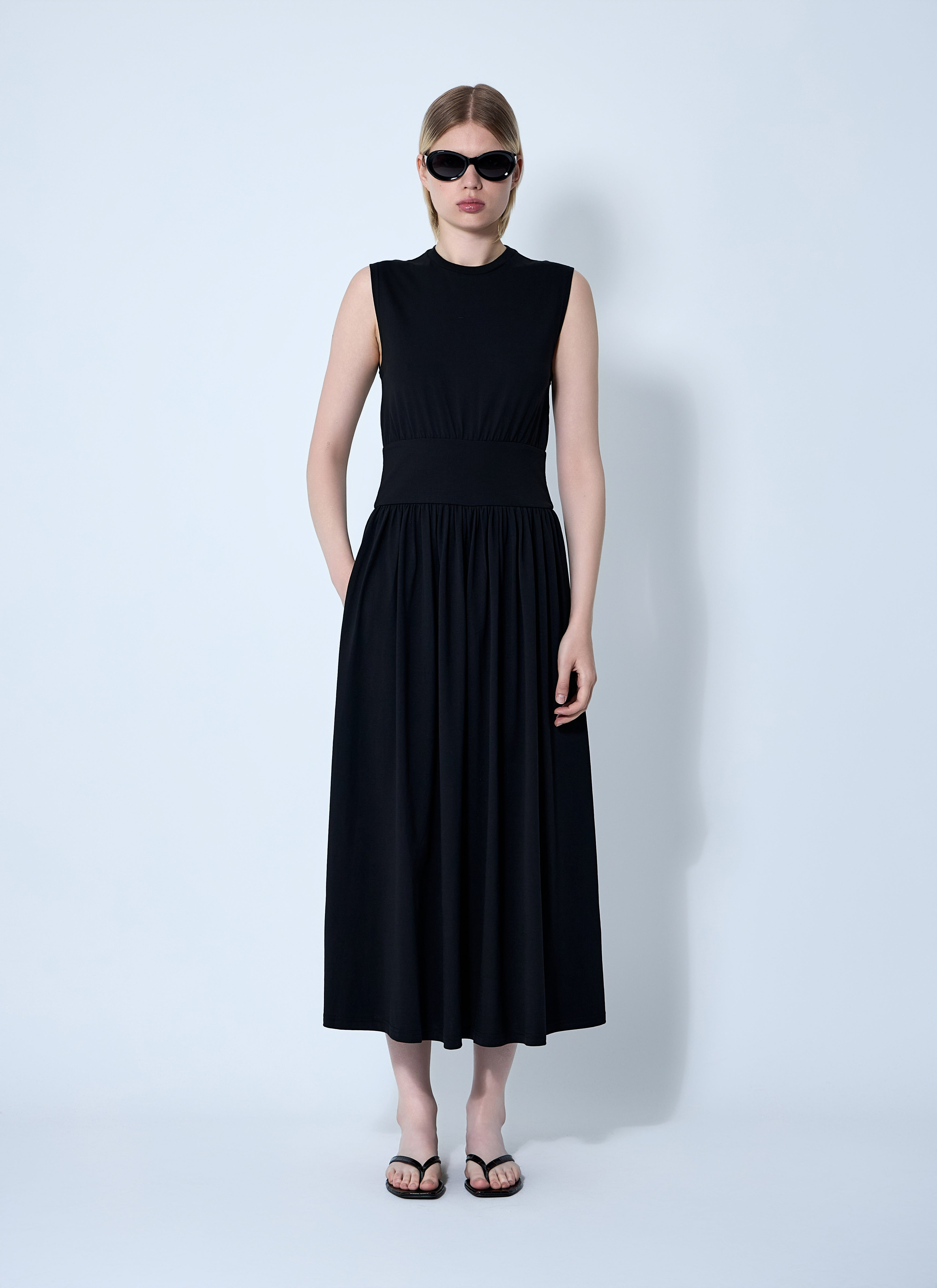 Toteme Women Sleeveless Cotton Tee Dress - 2