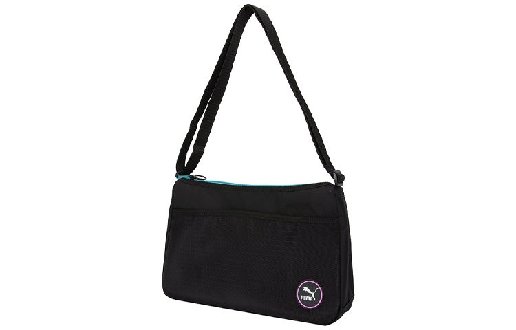 (WMNS) PUMA Prime Street Shoulder Bag 'Black White' 078755-01 - 2