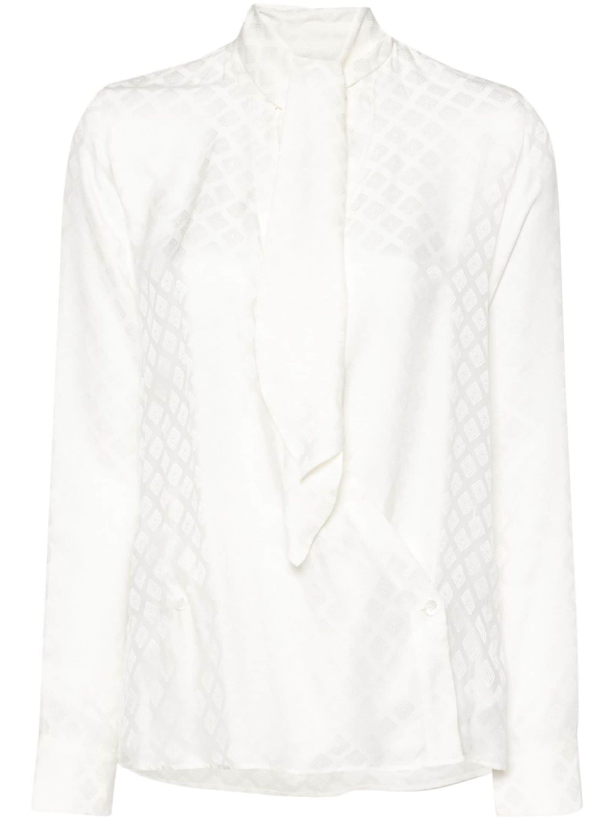 monogram-jacquard shirt - 1