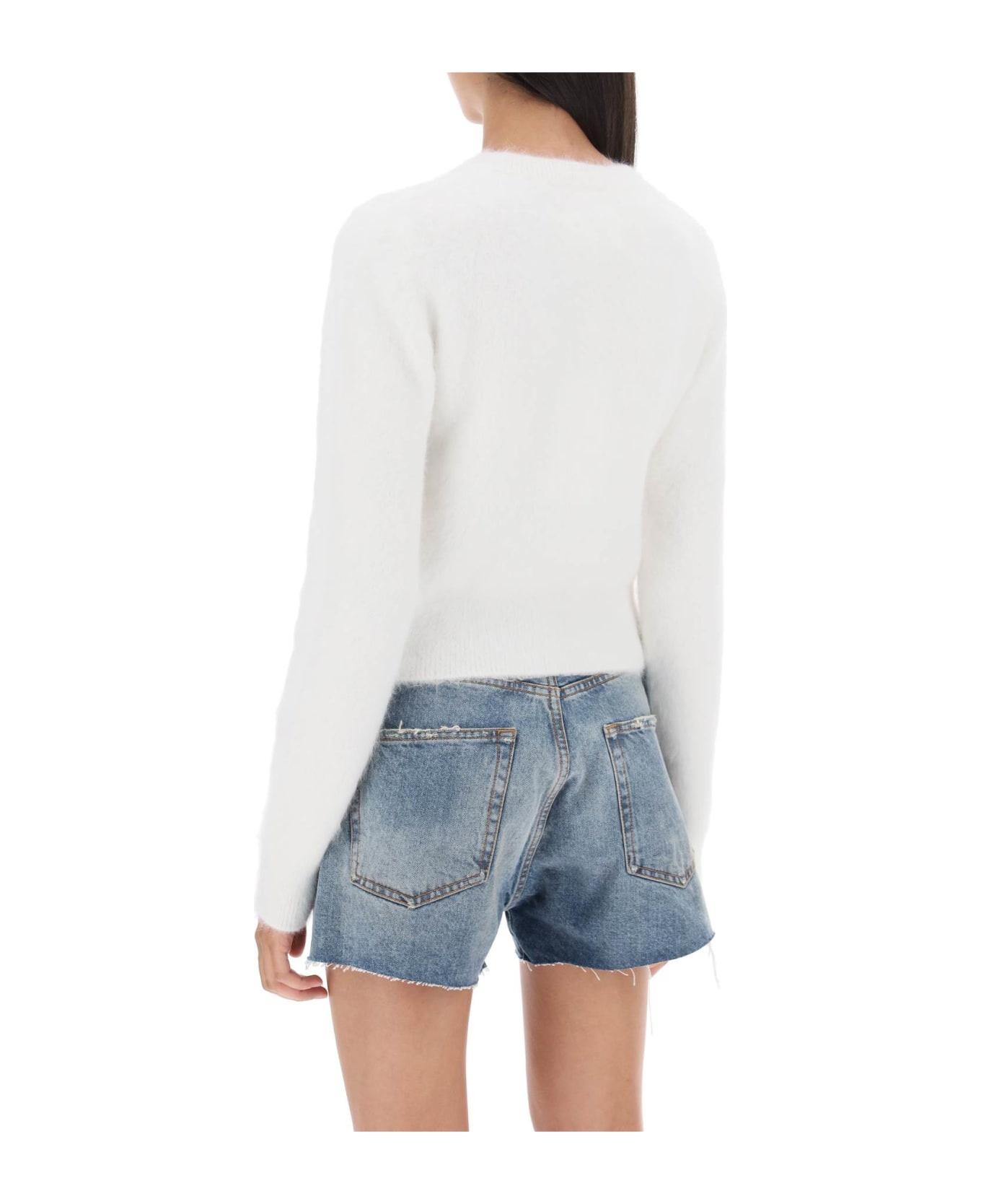 Crew Neck Cardigan - 3