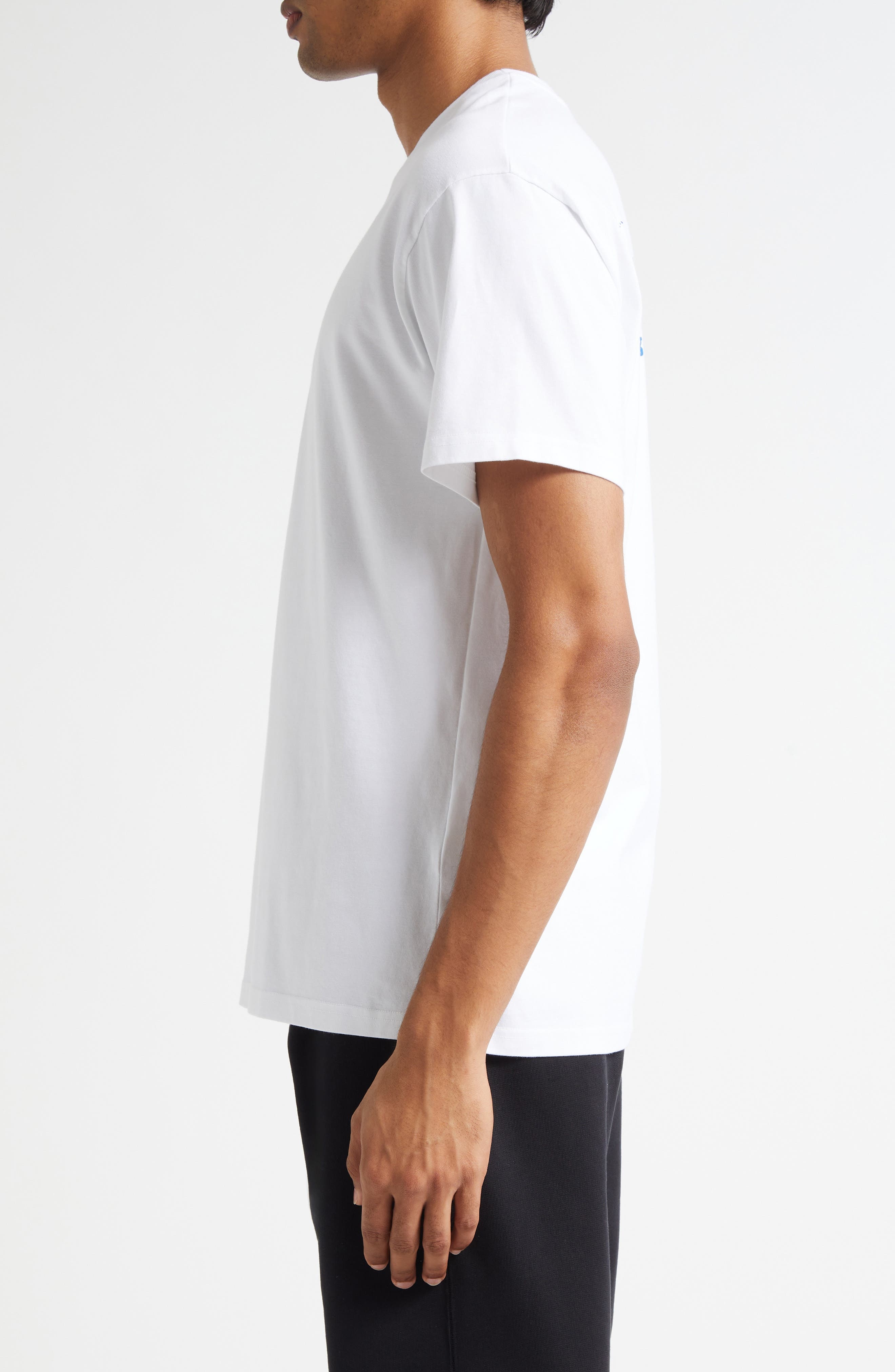 Givenchy Regular Fit Logo T-Shirt in White at Nordstrom - 3