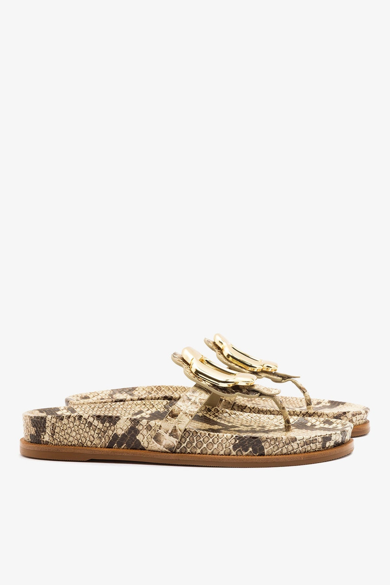 Margherita Sport Sandal Snake Leather 3