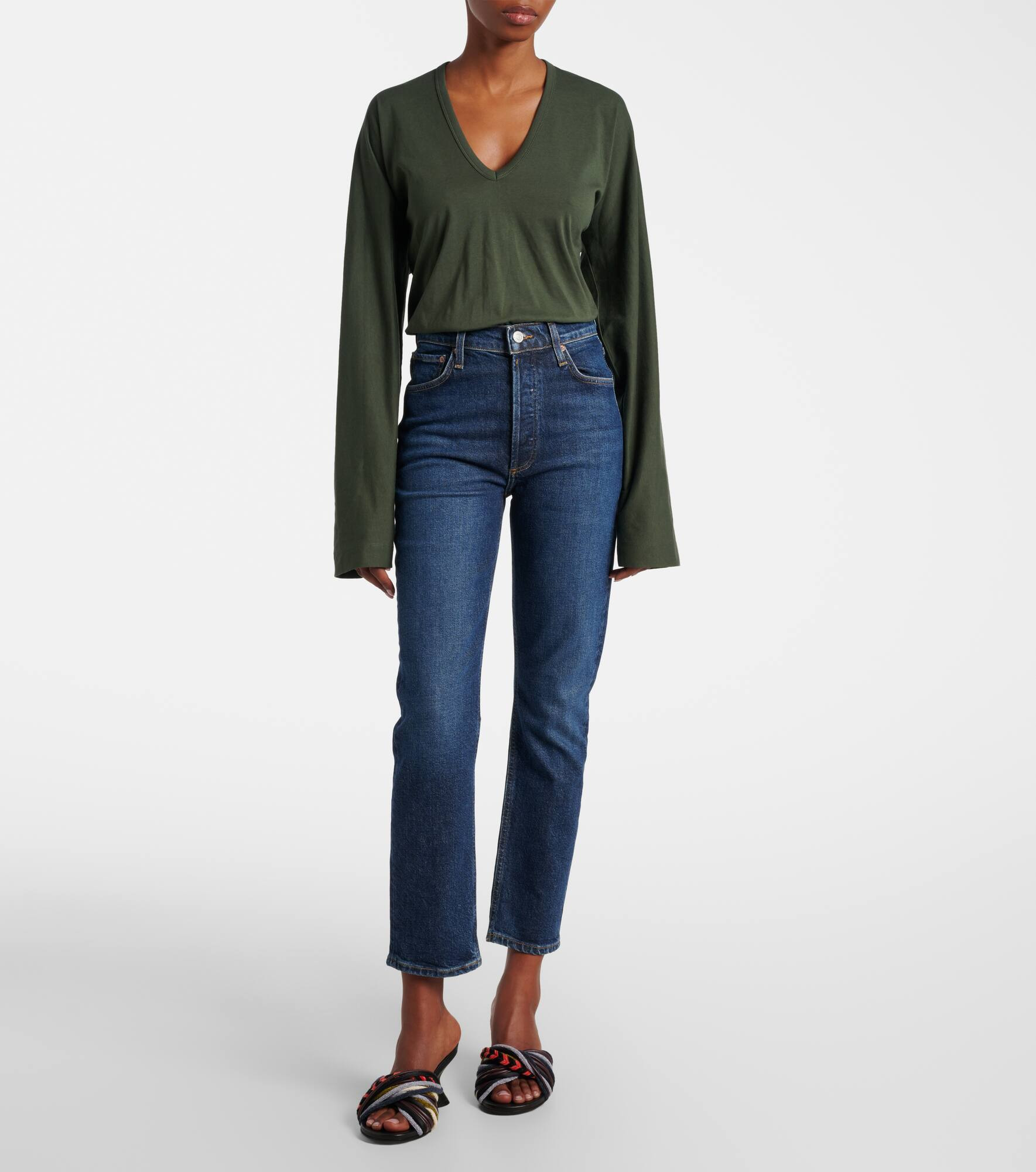 Riley mid-rise skinny jeans - 7
