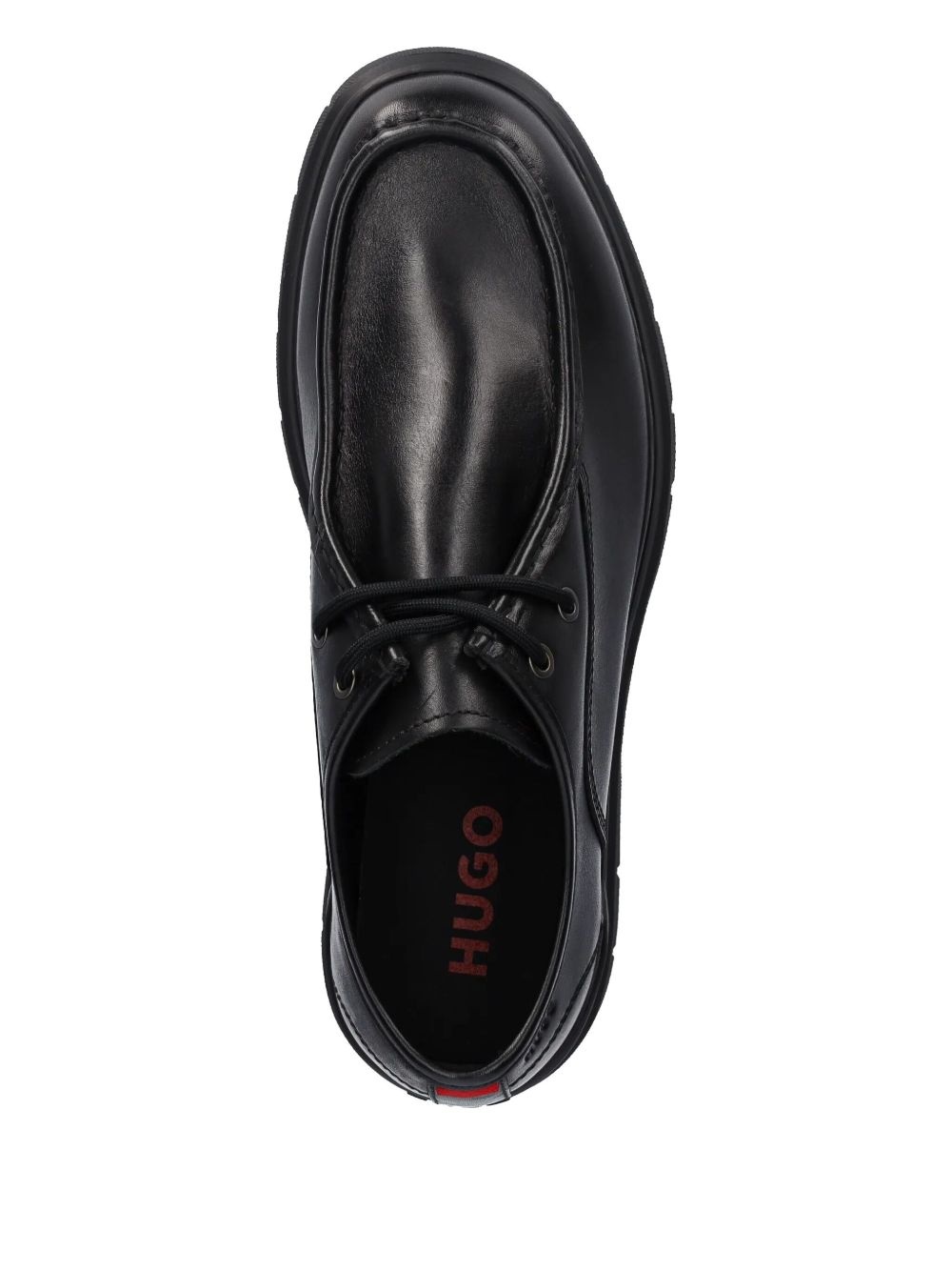 leather derby shoes - 4