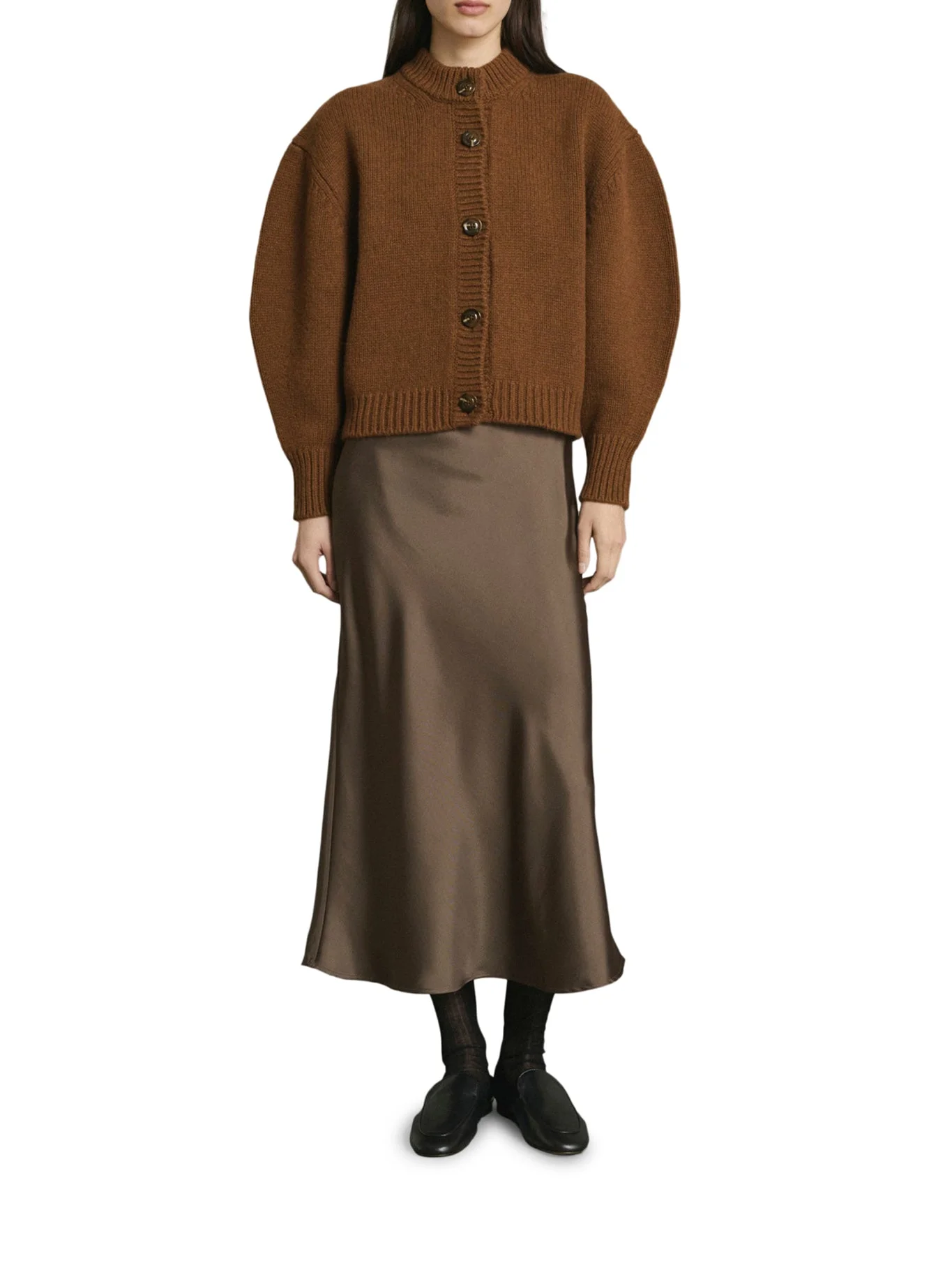 LEONARD COMPACT WOOL CARDIGAN - 1