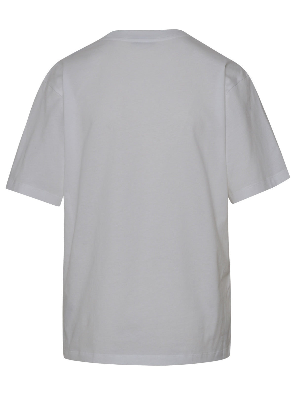 Moncler Woman White Cotton T-Shirt - 3