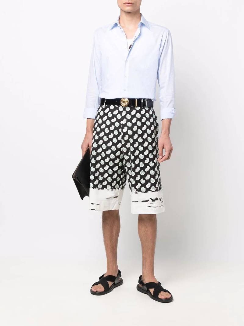 Etro paisley-print bermuda shorts outlook