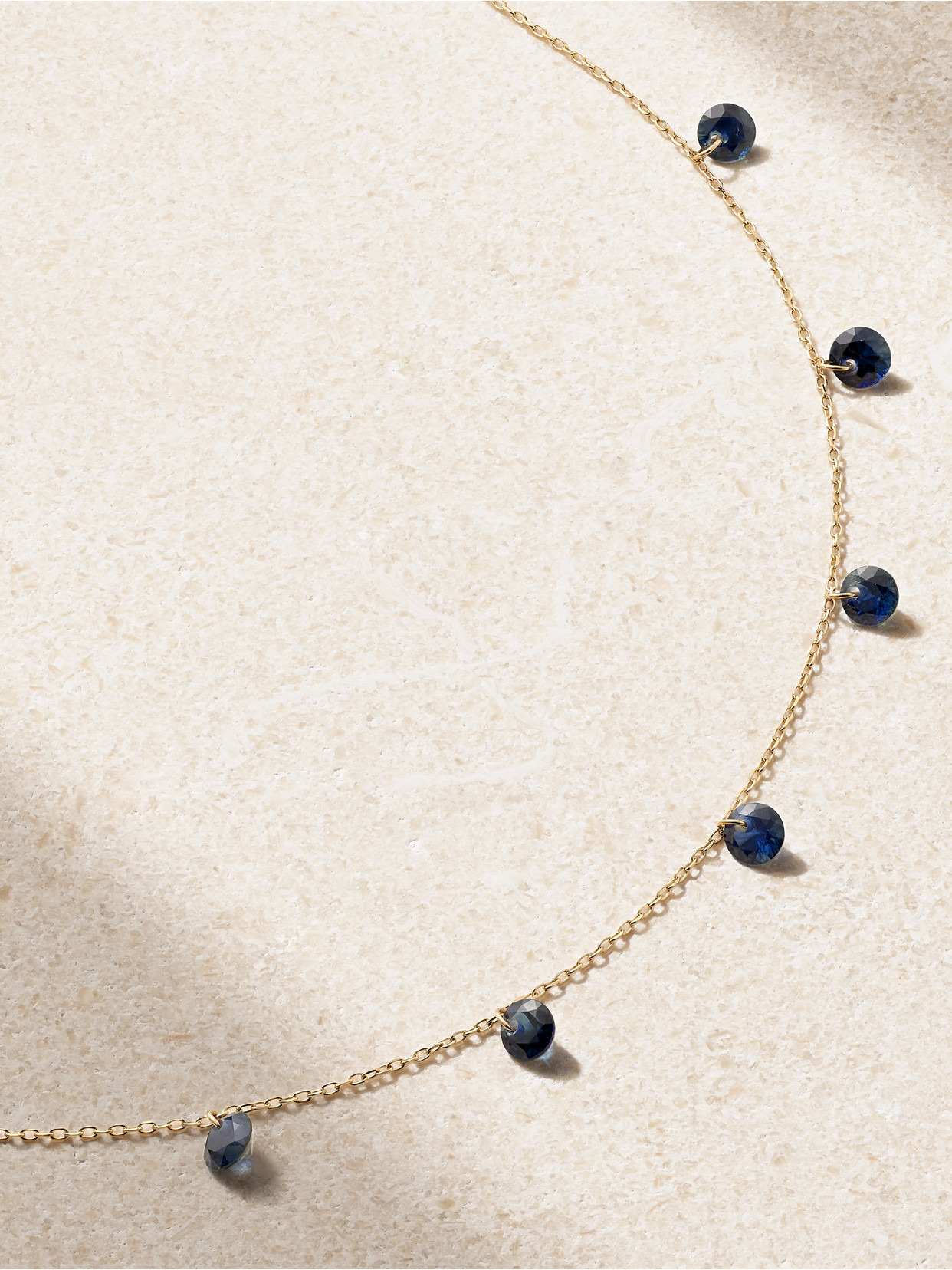 18-karat Gold Sapphire Necklace - 4