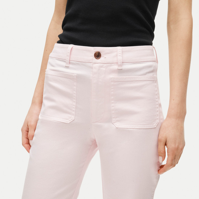 Charley kickout cropped pant in chino 4