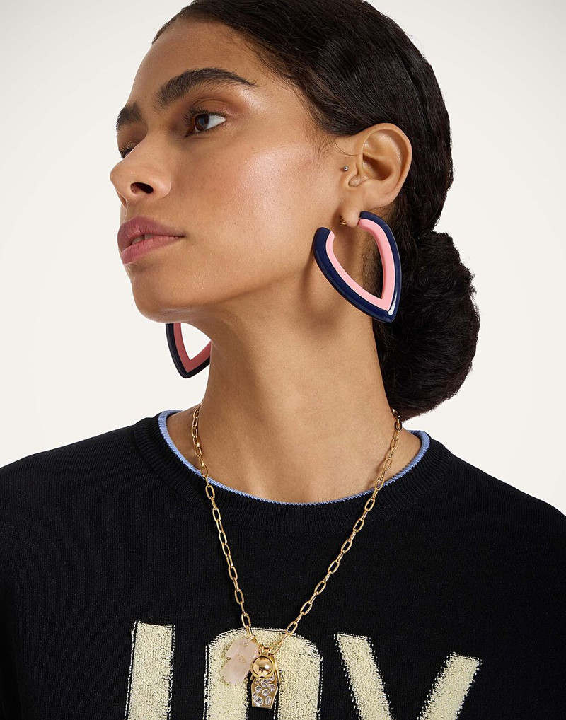 La DoubleJ Dew Earrings Bicolor outlook