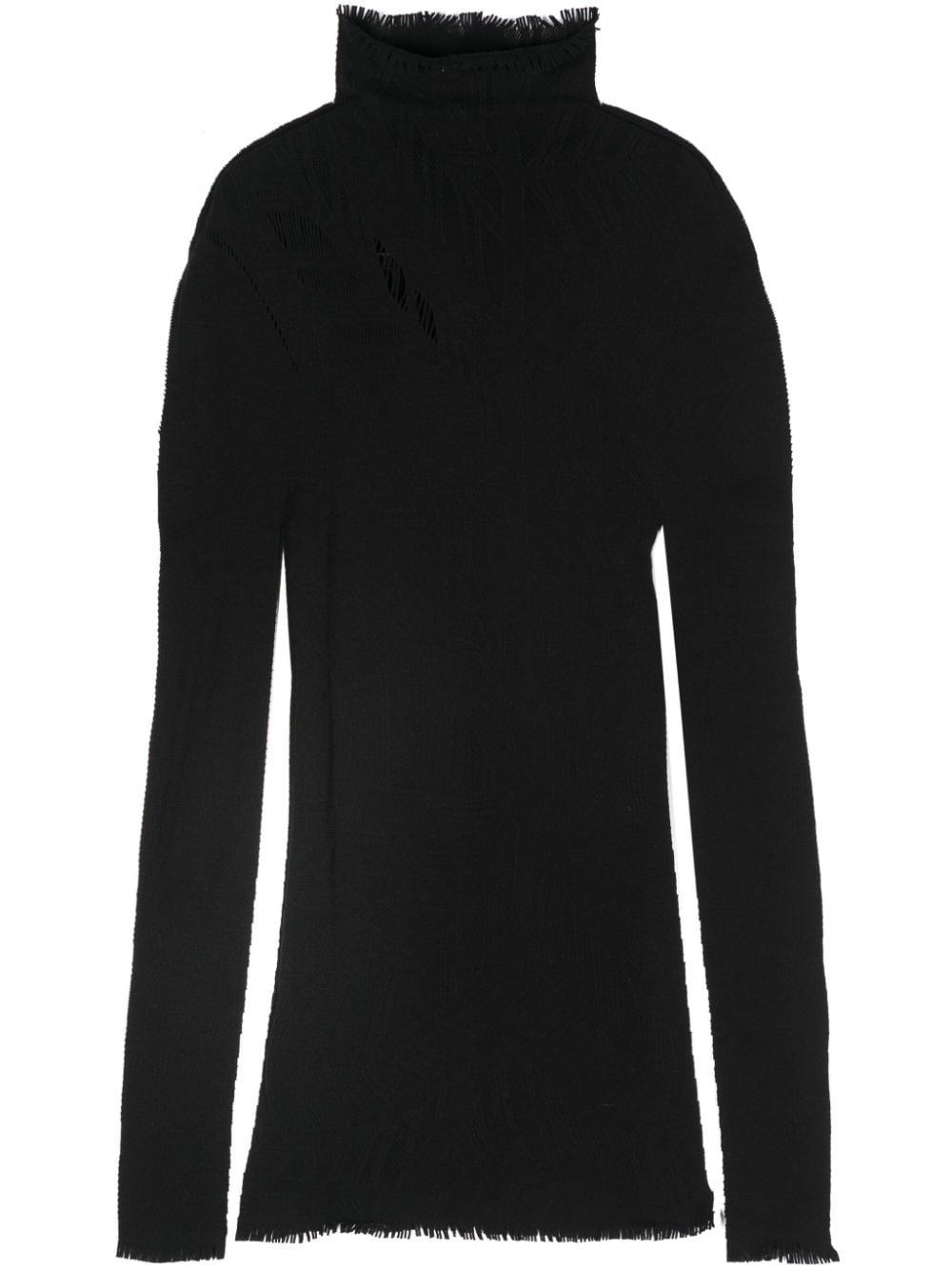 Issey Miyake Women Nylon Turtle-Neck Top - 1