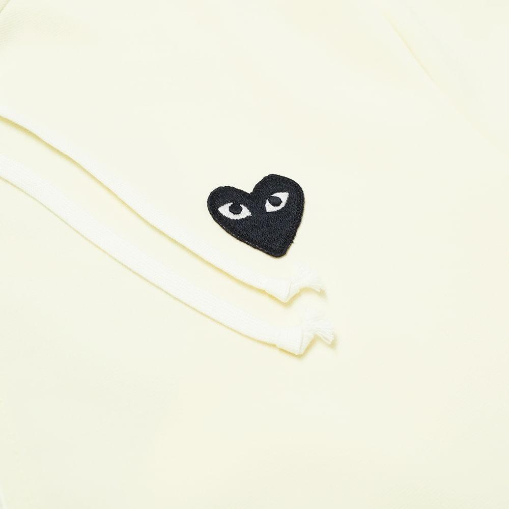 Comme des Garcons Play Black Heart Full Zip Back Print Hoody - 3