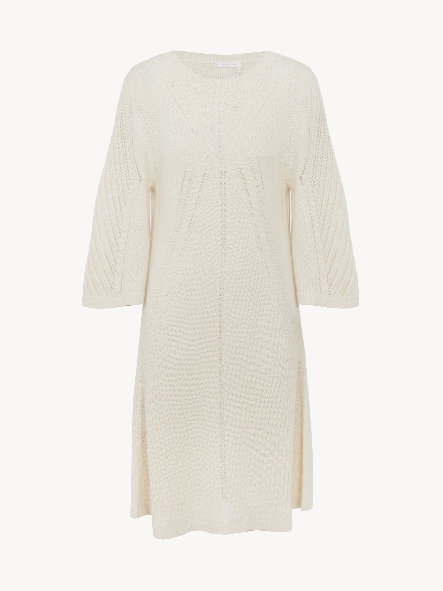 OPEN STITCH DRESS - 3