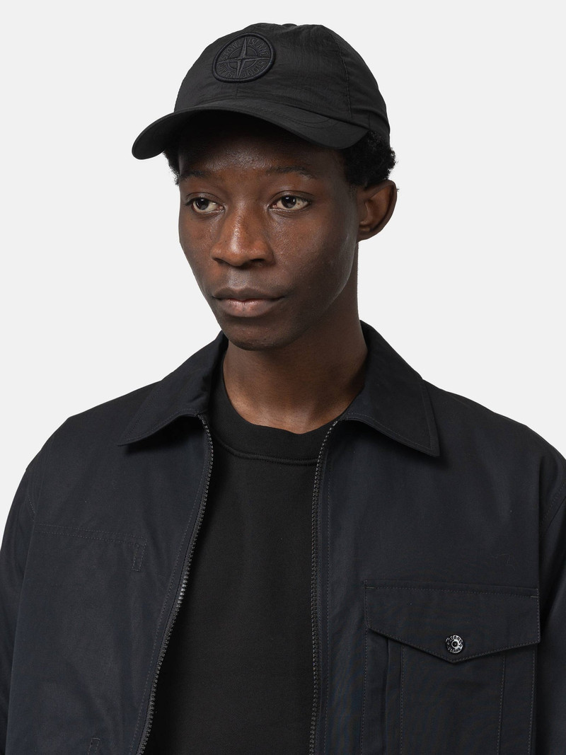 Stone Island Nylon Metal Baseball Cap Black outlook