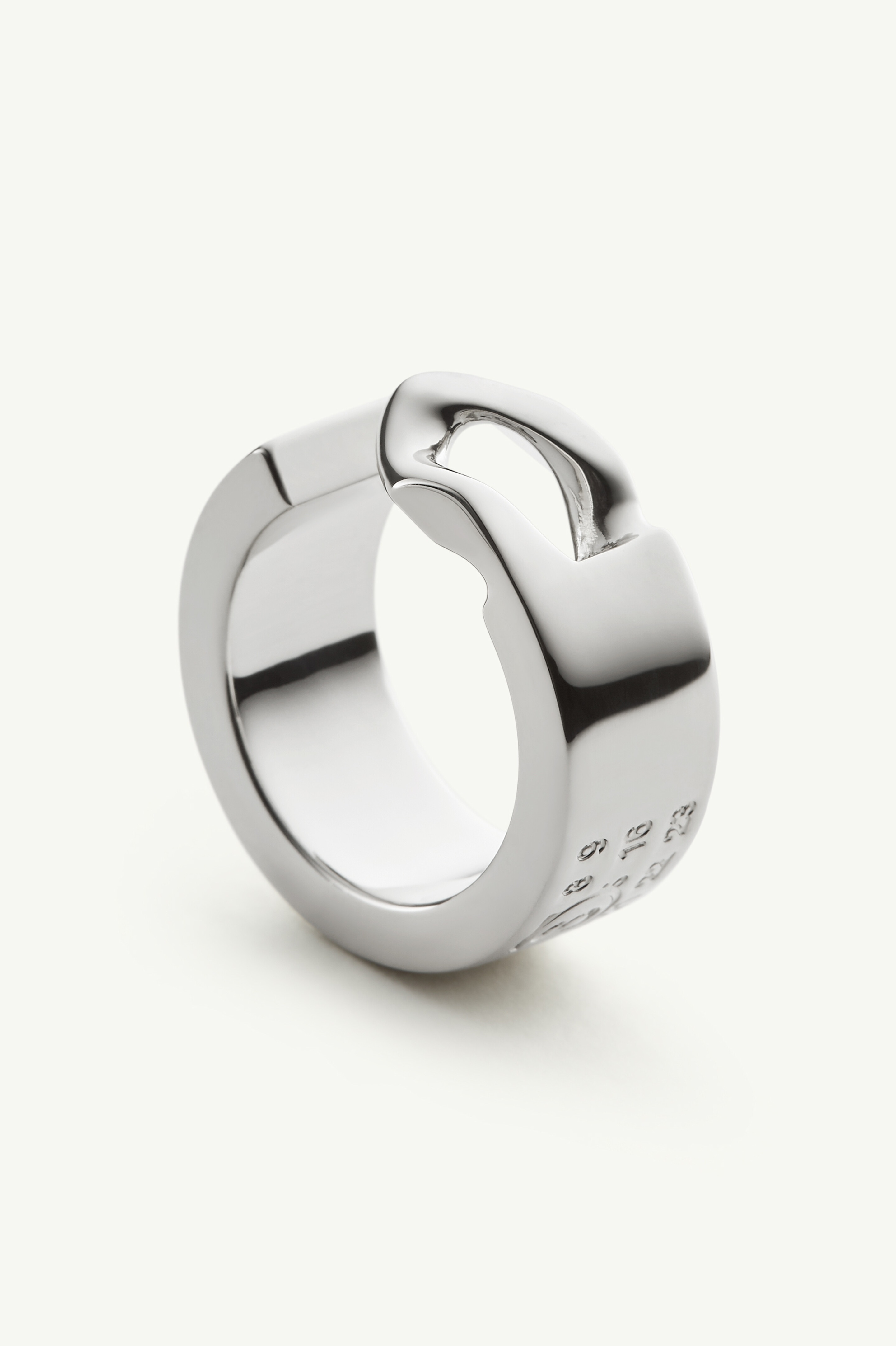Minimal Numeric Cuff ring - 3