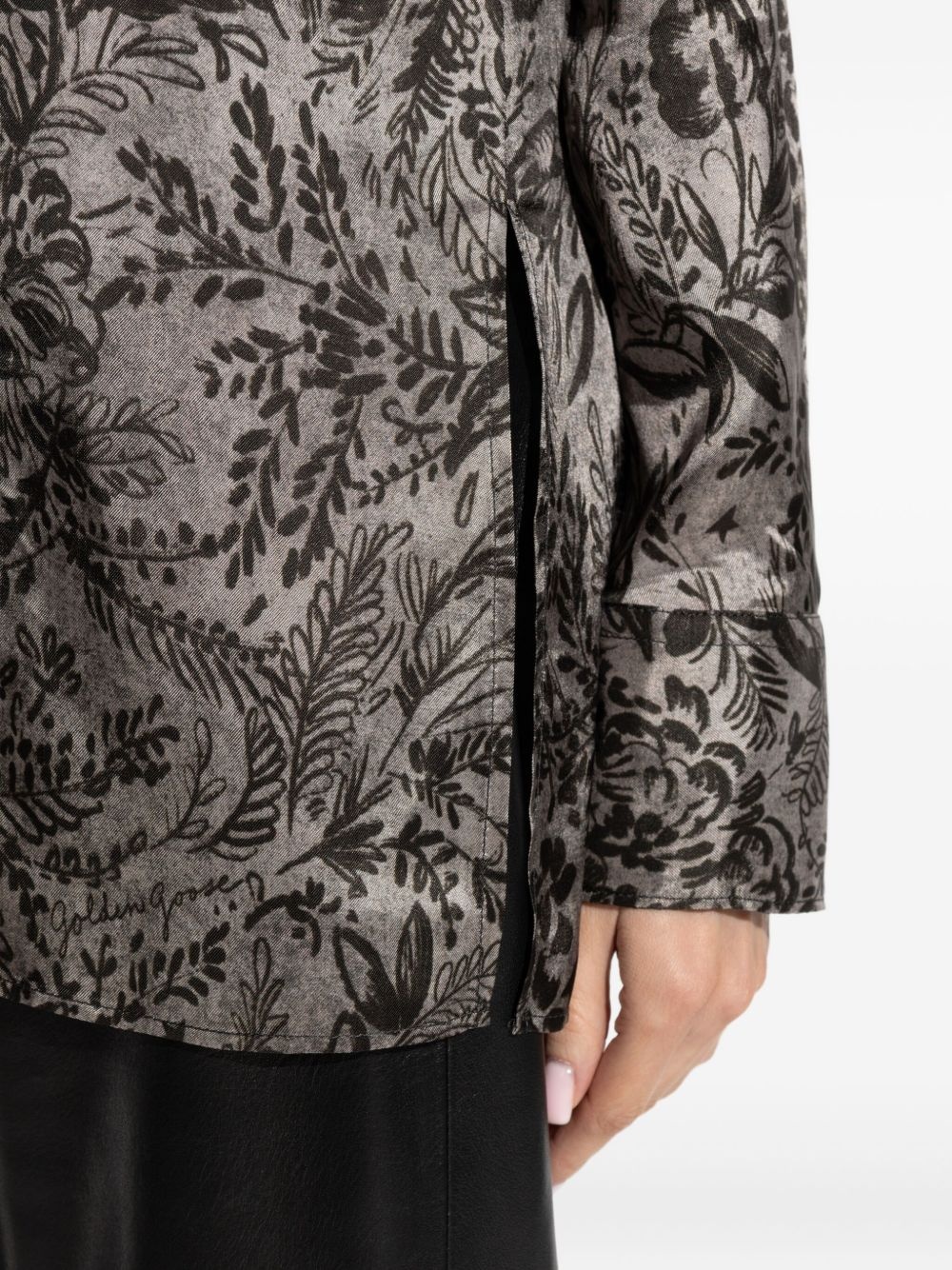 floral-print shirt - 5