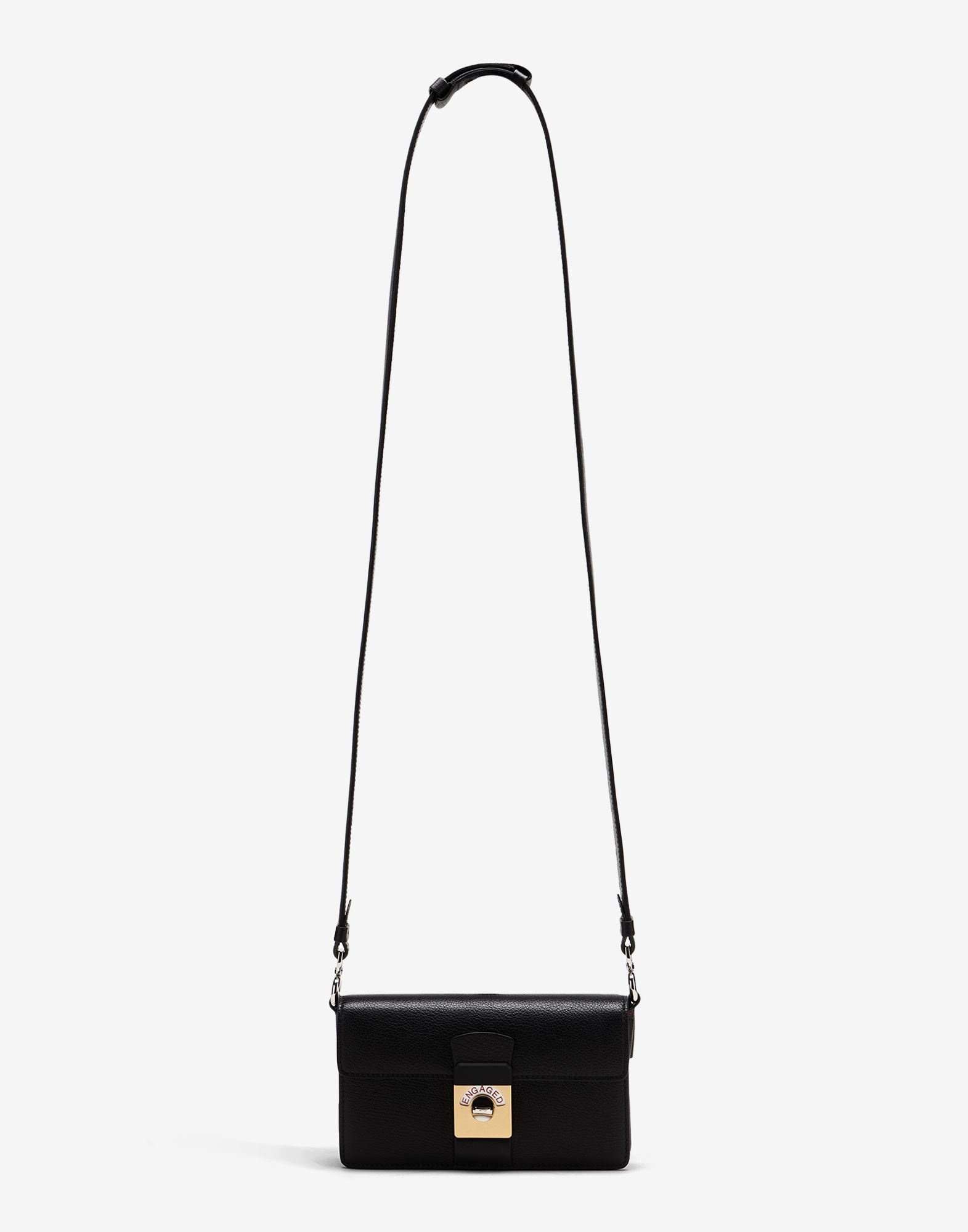 New Lock mini double flap clutch bag - 5