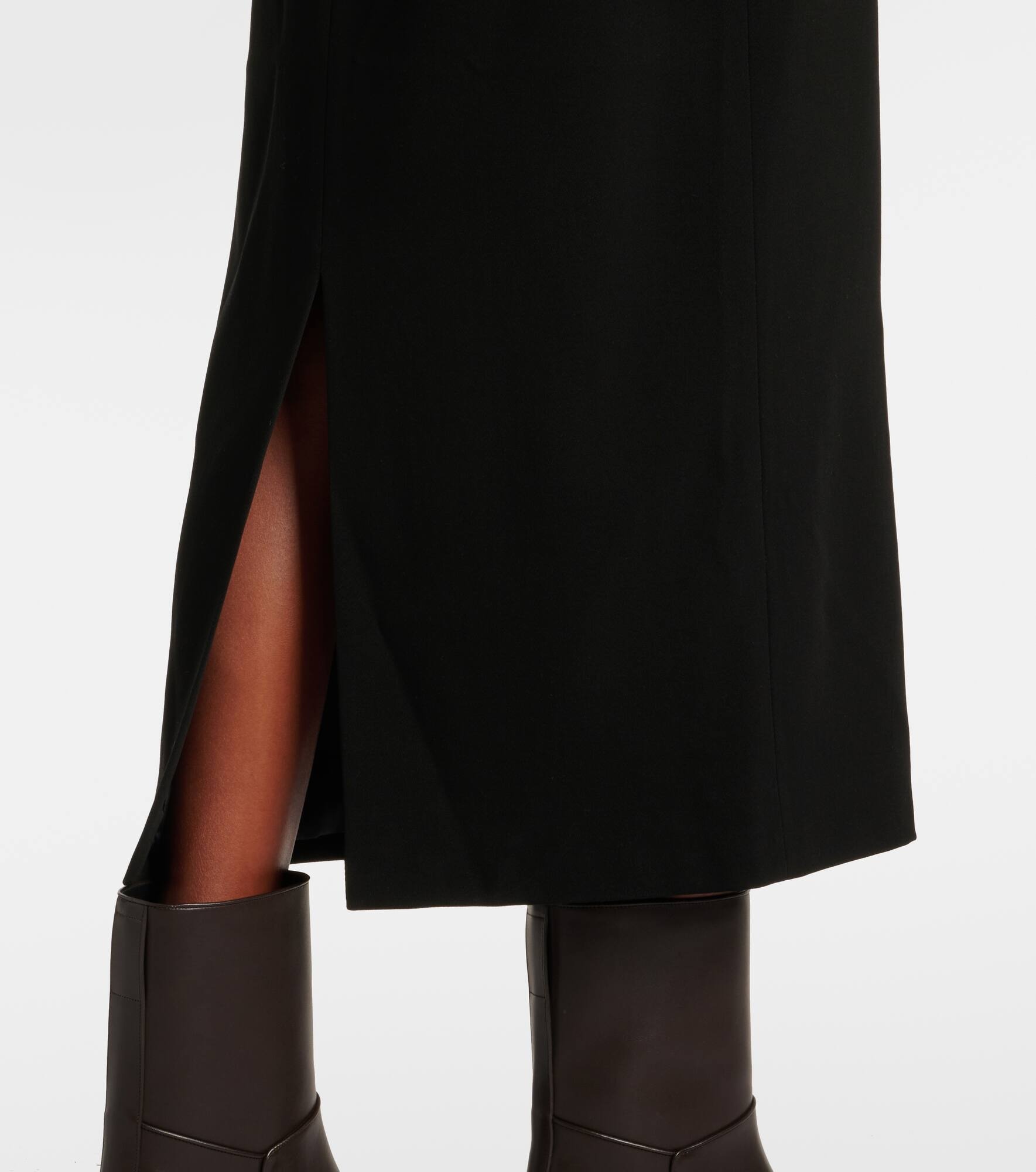 Matias wool-blend midi skirt - 5