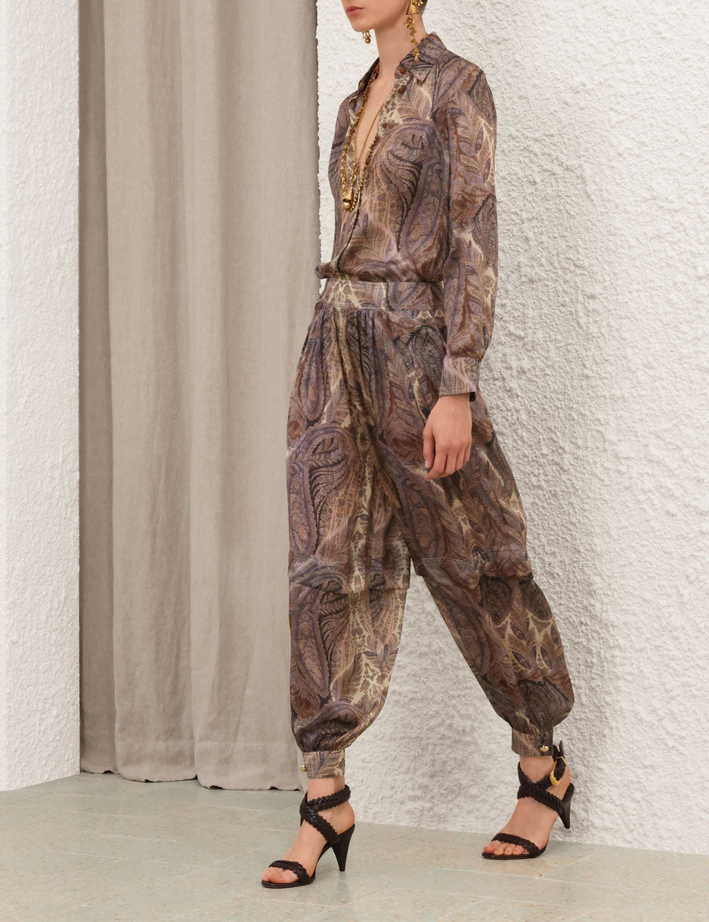 Hypnotic Silk Harem Pant - 3