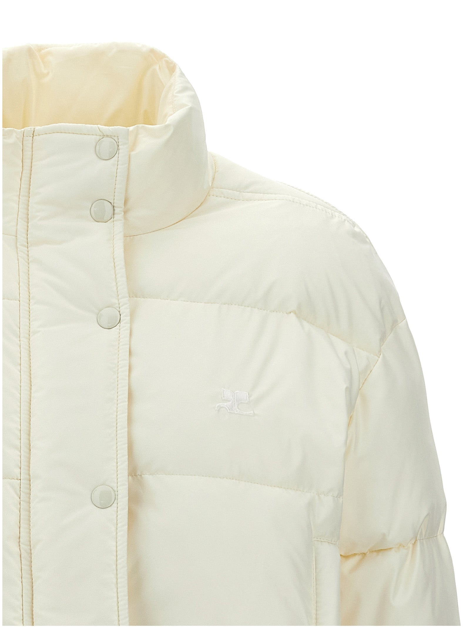 Courreges Women 'Ac' Cropped Down Jacket - 3
