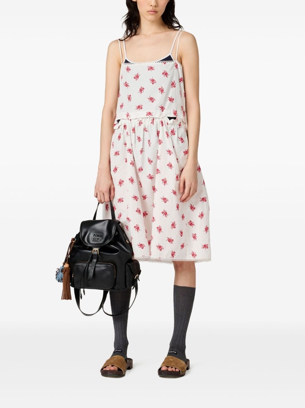 cotton-poplin dress - 2