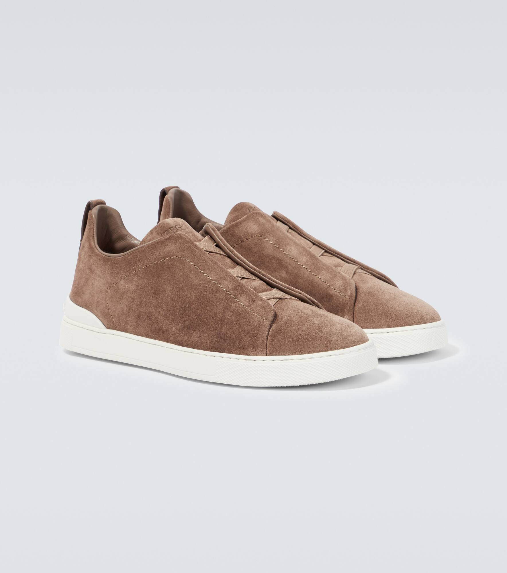Triple Stitch suede sneakers - 5