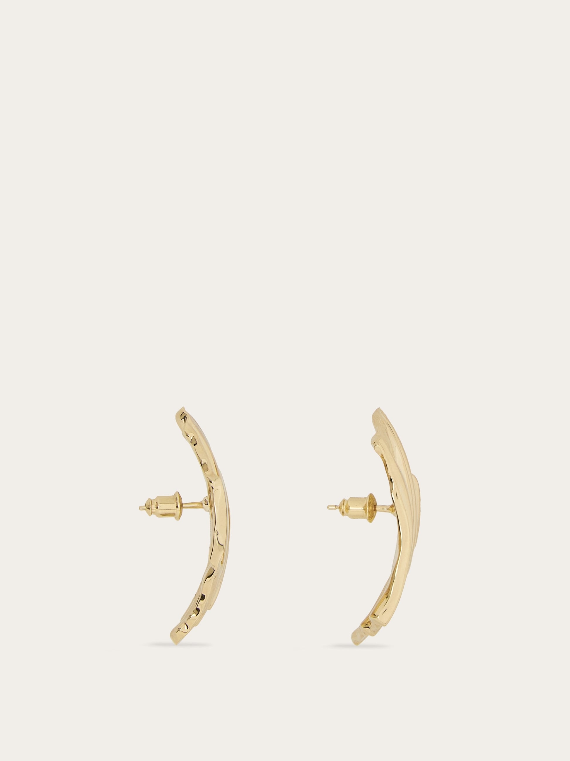 Asymmetric draped earring - 3