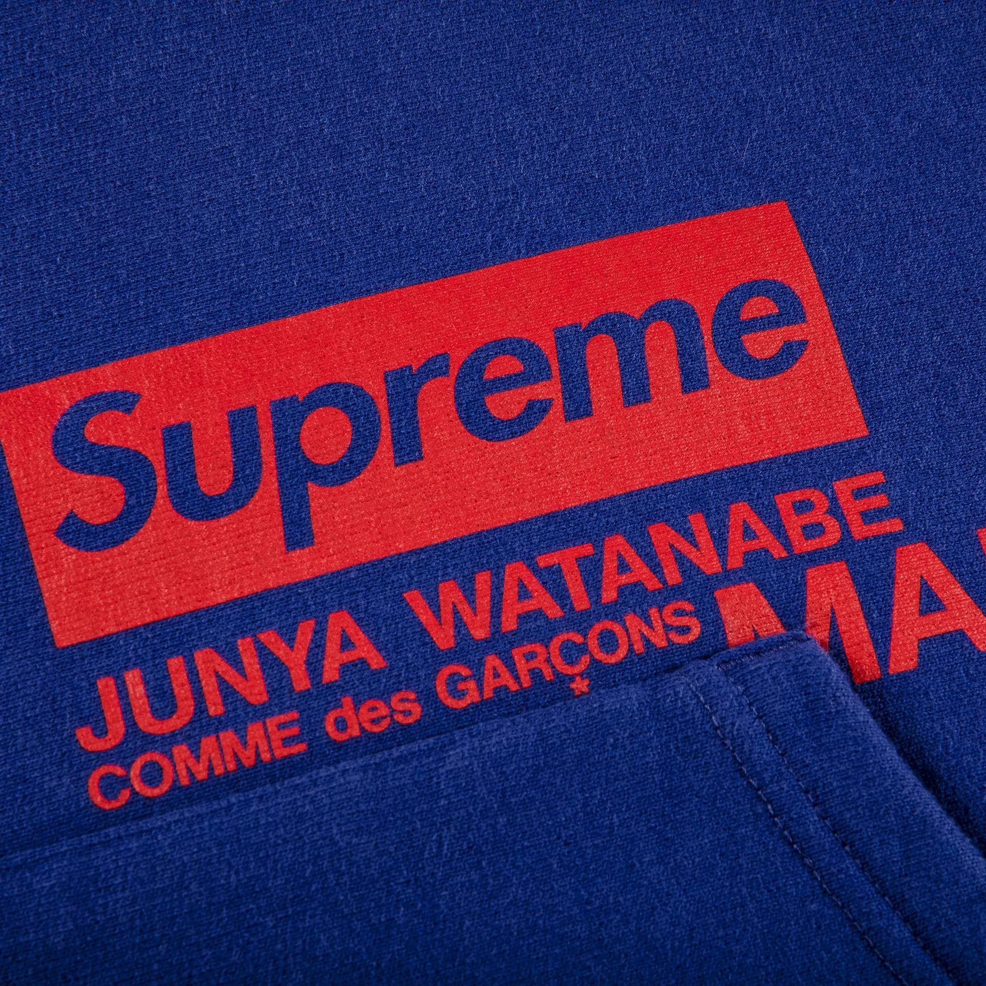 Supreme x Junya Watanabe x Comme des Garçons MAN Hooded Sweatshirt 'Royal' - 2