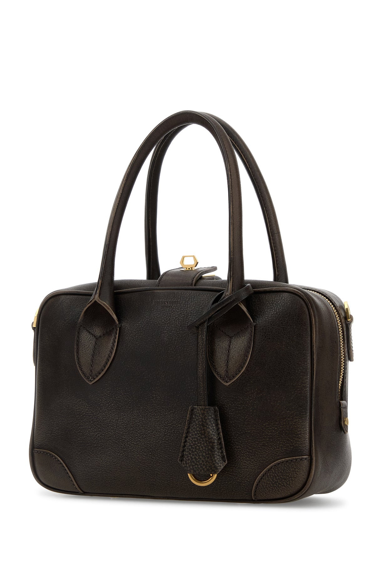 Brown leather Vita handbag - 2