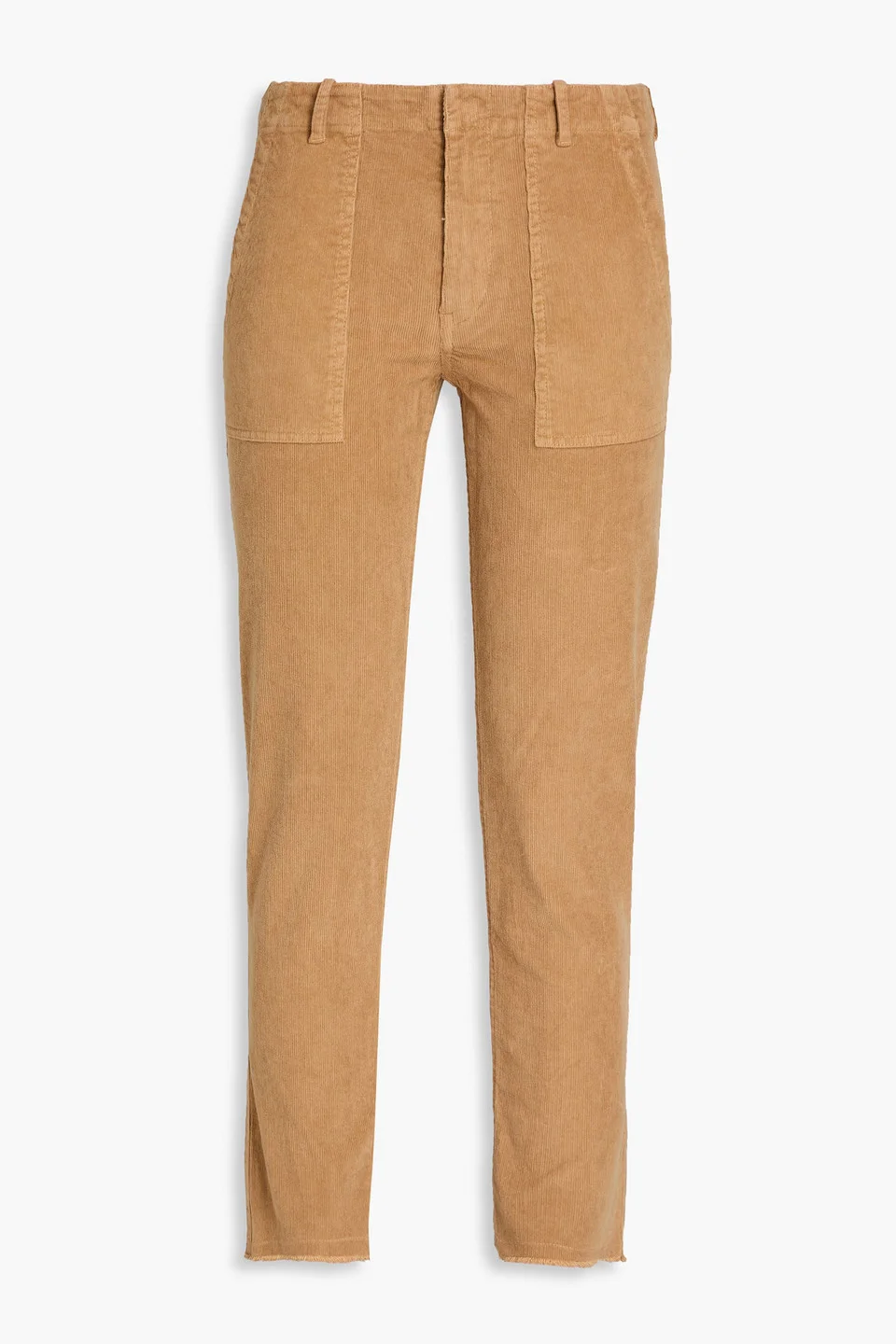 Jenna cropped cotton-blend corduroy slim-leg pants - 1