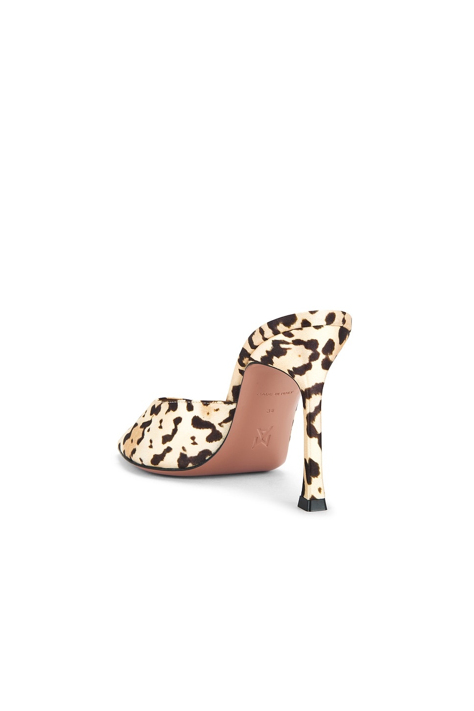 Alexa 95 Print Satin Slipper Mule - 3