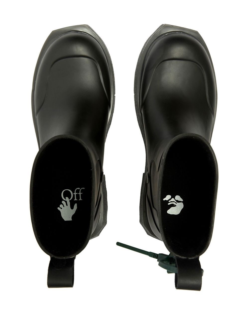 logo-print Sponge Rubberboot - 4