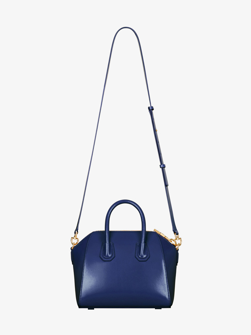 MINI ANTIGONA BAG IN BOX LEATHER 3