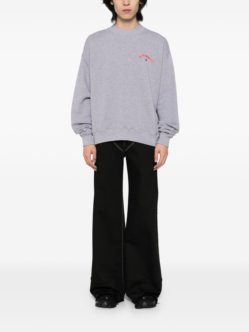 Off-White logo-print sweatshirt outlook