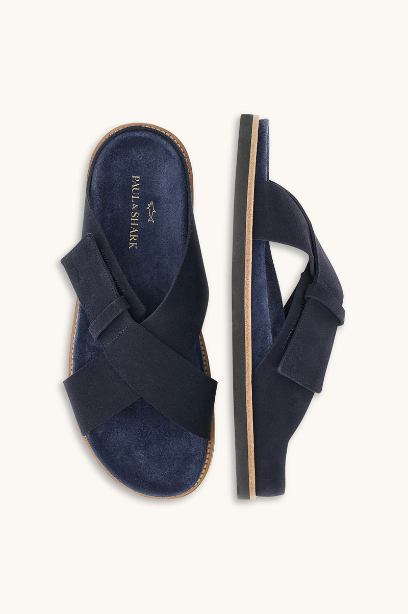 Paul & Shark SLIP‑ON SANDALS IN SUEDE outlook
