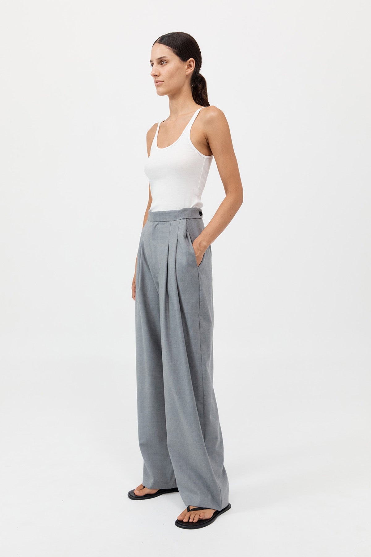 Adjustable Pants - Grey - 6